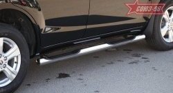 15 614 р. Защита порогов с проступью Souz-96 (d76) Lifan X60 дорестайлинг (2011-2015)  с доставкой в г. Майкоп. Увеличить фотографию 2