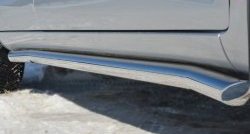 70 999 р. Защита порогов из круглой трубы диаметром 63 мм Russtal Lifan X60 дорестайлинг (2011-2015) (Защита порогов с со скосами на торцах (вариант 1))  с доставкой в г. Майкоп. Увеличить фотографию 4