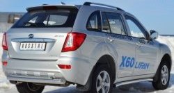 18 549 р. Защита заднего бампера (Ø76 и 42 мм, нержавейка) SLITKOFF  Lifan X60 (2011-2015) дорестайлинг  с доставкой в г. Майкоп. Увеличить фотографию 4