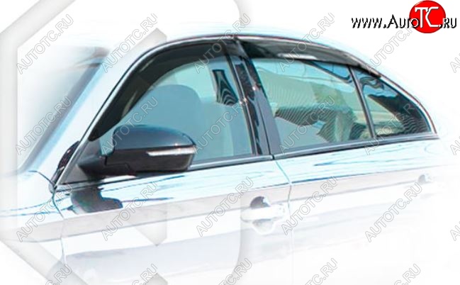 1 999 р. Дефлектора окон CA-Plastiс  Lifan Murman 820 (2017-2025) (Classic полупрозрачный, Без хром.молдинга)  с доставкой в г. Майкоп