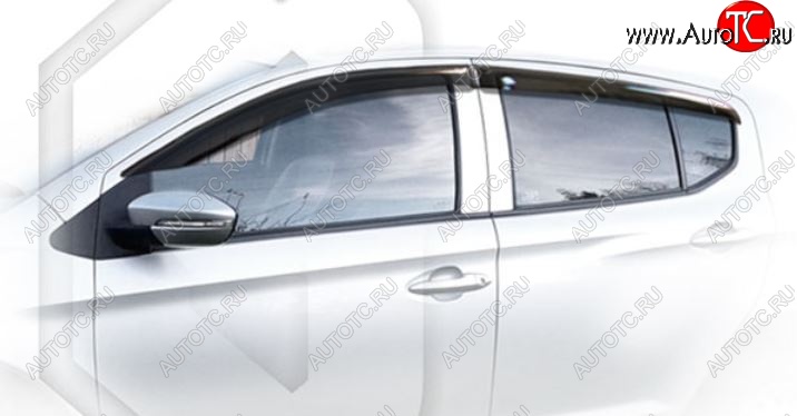 2 079 р. Дефлектора окон CA-Plastiс  Lifan X50 (2015-2025) (Classic полупрозрачный)  с доставкой в г. Майкоп