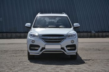 15 599 р. Защита переднего бампера Petroil Tuning (d63, волна) Lifan X60 2-ой рестайлинг (2016-2025) (Нержавеющая полированная сталь)  с доставкой в г. Майкоп. Увеличить фотографию 3