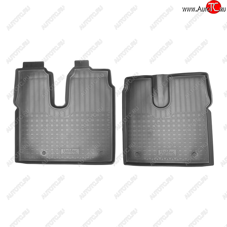 2 139 р. Коврики салонные Norplast Unidec  MAN TGX (2007-2025) (Цвет: черный)  с доставкой в г. Майкоп