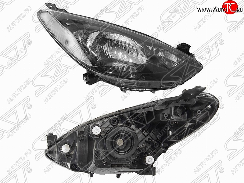 6 299 р. Правая передняя фара SAT (Евросве) Mazda Demio 3 DE дорестайлинг (2007-2011)  с доставкой в г. Майкоп