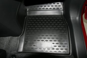 3 699 р. Коврики в салон (чёрные) Element Mazda Demio 3 DE дорестайлинг (2007-2011)  с доставкой в г. Майкоп. Увеличить фотографию 4