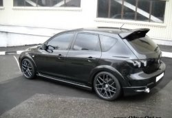 6 649 р. Накладки на колёсные арки ASC MAGNUM Mazda 3/Axela BK дорестайлинг, хэтчбэк (2003-2006) (Неокрашенные)  с доставкой в г. Майкоп. Увеличить фотографию 3