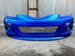 8 649 р. Передний бампер AutoEXE Mazda 3/Axela BK дорестайлинг, хэтчбэк (2003-2006) (Неокрашенный)  с доставкой в г. Майкоп. Увеличить фотографию 2