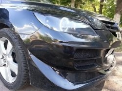9 099 р. Передний бампер EXS STYLE Mazda 3/Axela BK дорестайлинг, хэтчбэк (2003-2006) (Неокрашенный)  с доставкой в г. Майкоп. Увеличить фотографию 4