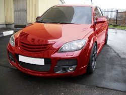 4 849 р. Решетка радиатора ASC MAGNUM Mazda 3/Axela BK дорестайлинг, хэтчбэк (2003-2006) (Неокрашенная)  с доставкой в г. Майкоп. Увеличить фотографию 2