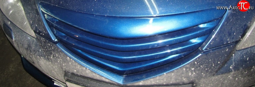 3 299 р. Решётка радиатора Extremma Mazda 3/Axela BK дорестайлинг, хэтчбэк (2003-2006) (Неокрашенная)  с доставкой в г. Майкоп