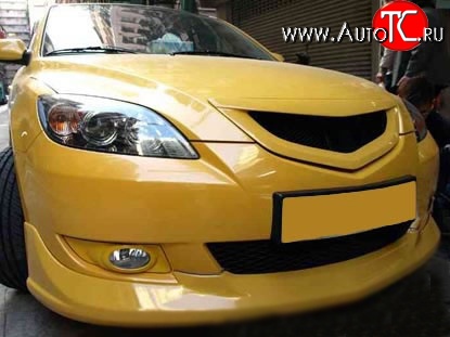 5 099 р. Решётка радиатора Hatchback Mazda 3/Axela BK дорестайлинг, хэтчбэк (2003-2006) (Неокрашенная)  с доставкой в г. Майкоп