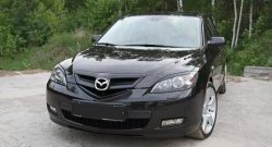 749 р. Реснички на фары RA V2  Mazda 3/Axela  BK (2003-2009) дорестайлинг, хэтчбэк, рестайлинг, хэтчбэк (Неокрашенные)  с доставкой в г. Майкоп. Увеличить фотографию 2