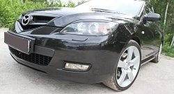 749 р. Реснички на фары RA V2  Mazda 3/Axela  BK (2003-2009) дорестайлинг, хэтчбэк, рестайлинг, хэтчбэк (Неокрашенные)  с доставкой в г. Майкоп. Увеличить фотографию 3