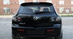 749 р. Реснички на фонари RA Mazda 3/Axela BK дорестайлинг, хэтчбэк (2003-2006) (Неокрашенные)  с доставкой в г. Майкоп. Увеличить фотографию 3