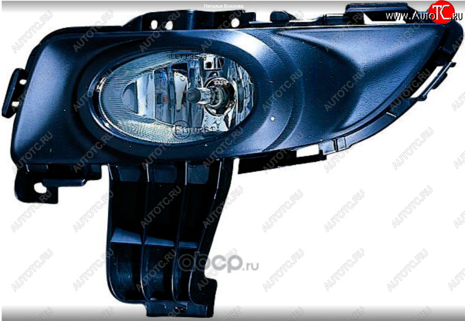 1 099 р. Левая противотуманная фара DEPO Mazda 3/Axela BK дорестайлинг, хэтчбэк (2003-2006)  с доставкой в г. Майкоп