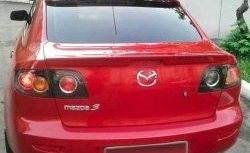 4 599 р. Козырёк на заднее стекло CT v2 Mazda 3/Axela BK дорестайлинг седан (2003-2006) (Неокрашенный)  с доставкой в г. Майкоп. Увеличить фотографию 3