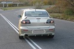 Накладка на задний бампер Style Mazda 3/Axela  BK (2003-2006) дорестайлинг седан