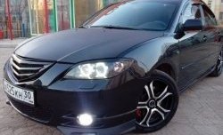 3 189 р. Решётка радиатора Корнер  Mazda 3/Axela  BK (2003-2006) дорестайлинг седан (Неокрашенная)  с доставкой в г. Майкоп. Увеличить фотографию 3