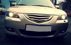 3 189 р. Решётка радиатора Корнер  Mazda 3/Axela  BK (2003-2006) дорестайлинг седан (Неокрашенная)  с доставкой в г. Майкоп. Увеличить фотографию 7