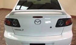 4 949 р. Спойлер CT Mazda 3/Axela BK дорестайлинг седан (2003-2006) (Неокрашенный)  с доставкой в г. Майкоп. Увеличить фотографию 2