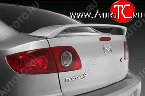 4 949 р. Спойлер CT Mazda 3/Axela BK дорестайлинг седан (2003-2006) (Неокрашенный)  с доставкой в г. Майкоп