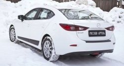 3 399 р. Молдинги RA Mazda 3/Axela BM дорестайлинг седан (2013-2016) (Поверхность глянец под окраску, Неокрашенные)  с доставкой в г. Майкоп. Увеличить фотографию 2