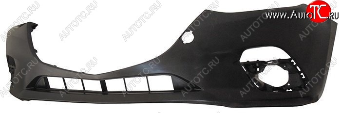 4 899 р. Бампер передний SAT Mazda 3/Axela BM дорестайлинг седан (2013-2016) (Неокрашенный)  с доставкой в г. Майкоп