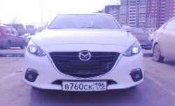 2 549 р. Рамка гос. номера Style Mazda 3/Axela BM дорестайлинг седан (2013-2016)  с доставкой в г. Майкоп. Увеличить фотографию 3