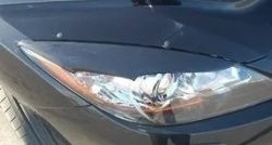 689 р. Реснички на фары Style  Mazda 3/Axela  BM (2013-2016) дорестайлинг седан (Неокрашенные)  с доставкой в г. Майкоп. Увеличить фотографию 2