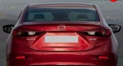 1 699 р. Лип спойлер M-VRS Mazda 3/Axela BM дорестайлинг седан (2013-2016) (Неокрашенный)  с доставкой в г. Майкоп. Увеличить фотографию 2