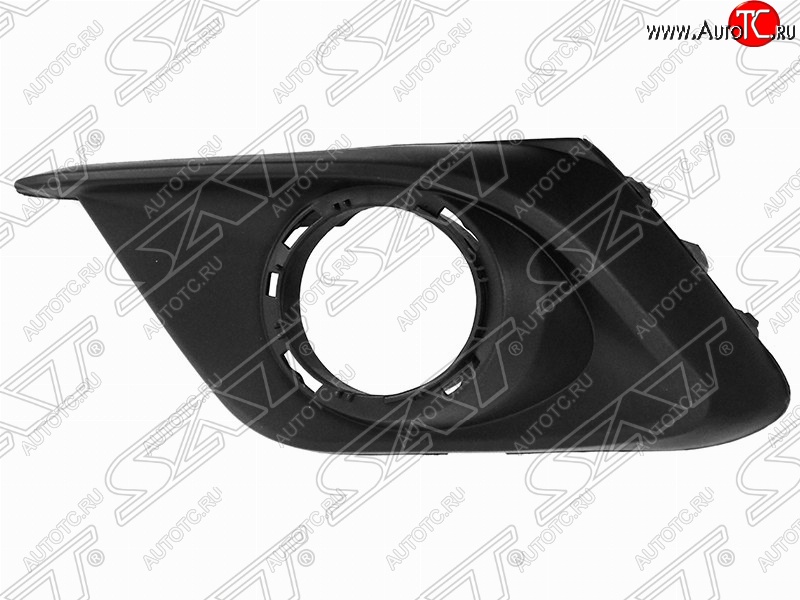 499 р. Левая оправа противотуманной фары SAT (под хром) Mazda 3/Axela BM дорестайлинг, хэтчбэк (2013-2016)  с доставкой в г. Майкоп