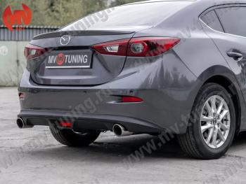 2 699 р. Стоп-сигнал в диффузор F1 Style (LED) MV-Tuning Mazda 3/Axela BM рестайлинг седан (2016-2019)  с доставкой в г. Майкоп. Увеличить фотографию 2