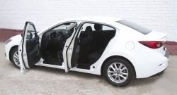 1 999 р. Накладки порожков салона RA Mazda 3/Axela BM дорестайлинг седан (2013-2016) (Комплект (4 шт.))  с доставкой в г. Майкоп. Увеличить фотографию 4