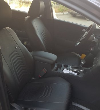 8 249 р. Чехлы для сидений Lord Autofashion Денвер (экокожа) Mazda 3/Axela BM дорестайлинг, хэтчбэк (2013-2016) (Чёрный, вставка чёрная)  с доставкой в г. Майкоп. Увеличить фотографию 4