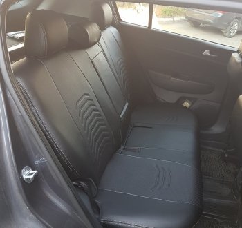 8 249 р. Чехлы для сидений Lord Autofashion Денвер (экокожа) Mazda 3/Axela BM дорестайлинг, хэтчбэк (2013-2016) (Чёрный, вставка чёрная)  с доставкой в г. Майкоп. Увеличить фотографию 5