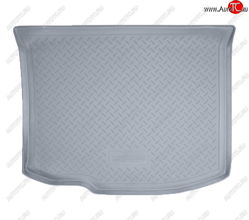 1 799 р. Коврик багажника Norplast Unidec  Mazda 3/Axela  BL (2009-2013) дорестайлинг, хэтчбэк 5 дв., рестайлинг, хэтчбэк (Цвет: серый)  с доставкой в г. Майкоп