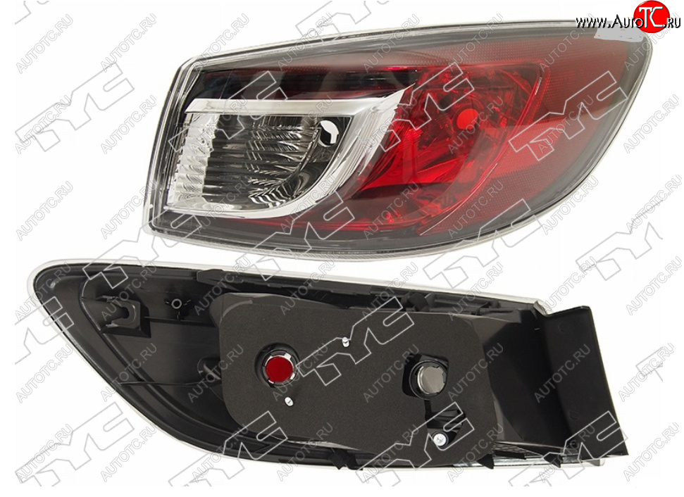 4 749 р. Правый фонарь задний TYC Mazda 3/Axela BL дорестайлинг седан (2009-2011)  с доставкой в г. Майкоп