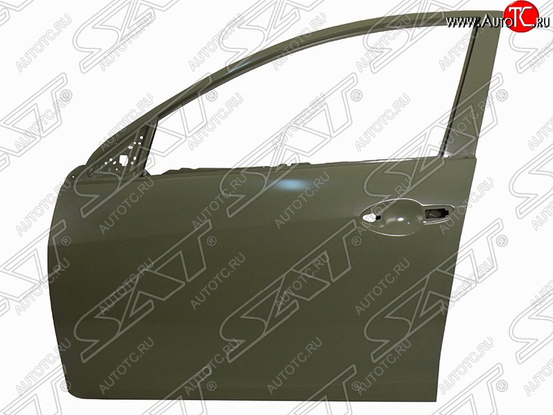 6 499 р. Левая дверь передняя SAT Mazda 3/Axela BL дорестайлинг седан (2009-2011) (Неокрашенная)  с доставкой в г. Майкоп