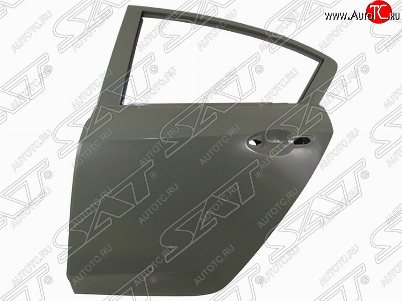 5 999 р. Левая дверь задняя SAT Mazda 3/Axela BL дорестайлинг седан (2009-2011) (Неокрашенная)  с доставкой в г. Майкоп