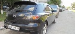 Клыки на задний бампер Style Mazda 3/Axela  BK (2003-2009) дорестайлинг, хэтчбэк, рестайлинг, хэтчбэк