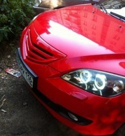 3 189 р. Решётка радиатора Корнер  Mazda 3/Axela  BK (2006-2009) рестайлинг, хэтчбэк (Неокрашенная)  с доставкой в г. Майкоп. Увеличить фотографию 2