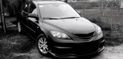 3 189 р. Решётка радиатора (спорт) Style (сетка) Mazda 3/Axela BK дорестайлинг, хэтчбэк (2003-2006) (Неокрашенная)  с доставкой в г. Майкоп. Увеличить фотографию 6