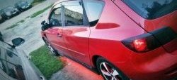 779 р. Реснички на фонари Style v1 (4 части)  Mazda 3/Axela  BK (2003-2009) дорестайлинг, хэтчбэк, рестайлинг, хэтчбэк (Неокрашенные)  с доставкой в г. Майкоп. Увеличить фотографию 3