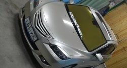3 189 р. Решётка радиатора Style v1 (две полоски)  Mazda 3/Axela  BK (2006-2009) рестайлинг, хэтчбэк (Неокрашенная)  с доставкой в г. Майкоп. Увеличить фотографию 3