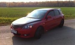 4 999 р. Спойлер Style v1 (двух ногий) Mazda 3/Axela BK дорестайлинг, хэтчбэк (2003-2006) (Неокрашенный)  с доставкой в г. Майкоп. Увеличить фотографию 6