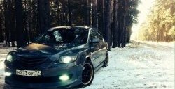 4 999 р. Накладка на передний бампер Style Mazda 3/Axela BK дорестайлинг седан (2003-2006) (Неокрашенная)  с доставкой в г. Майкоп. Увеличить фотографию 3