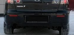 2 899 р. Клыки на задний бампер Style Mazda 3/Axela BK дорестайлинг седан (2003-2006) (Неокрашенная)  с доставкой в г. Майкоп. Увеличить фотографию 2