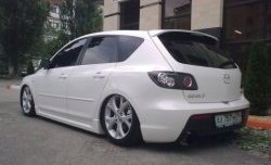 4 549 р. Пороги накладки Сток 2л Mazda 3/Axela BK дорестайлинг седан (2003-2006) (Неокрашенные)  с доставкой в г. Майкоп. Увеличить фотографию 2