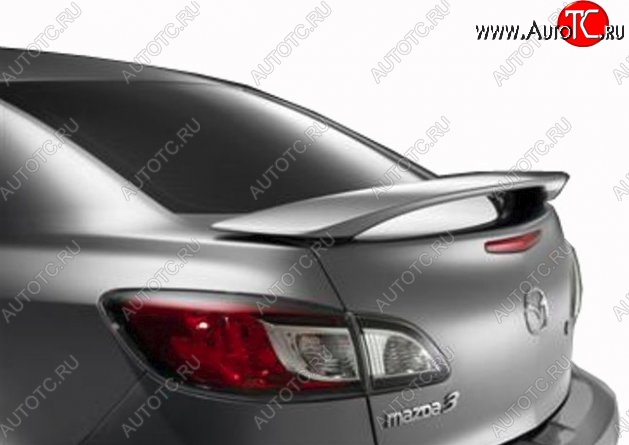 4 999 р. Спойлер CT Mazda 3/Axela BL дорестайлинг седан (2009-2011) (Неокрашенный)  с доставкой в г. Майкоп