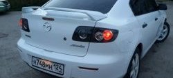 4 749 р. Спойлер Высокий Mazda 3/Axela BK дорестайлинг седан (2003-2006) (Неокрашенный)  с доставкой в г. Майкоп. Увеличить фотографию 7